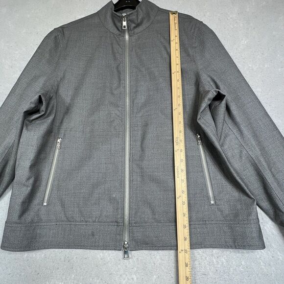 Michael Kors Jacket Mens Size X-Large Gray Full Zip Long Sleeve Pockets - Picture 8 of 14
